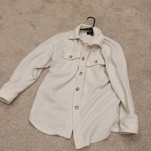 CoffeeShop New York Womens Button Up Shacket Size Small - Picture 2 of 7